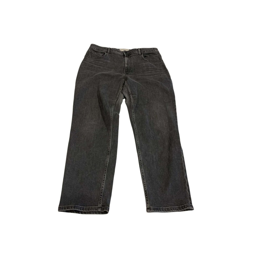 Everlane The Curvy Cheeky High Rise Straight Leg Jeans Washed Black 32 Normcore